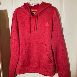adidas red/orange hoodie